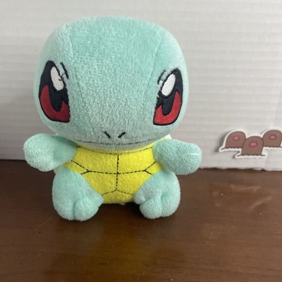 Banpresto 2004 Plush Pokemon Squirtle Turtle Stuffed Animal Toy Small Water Type - Picture 1 of 12